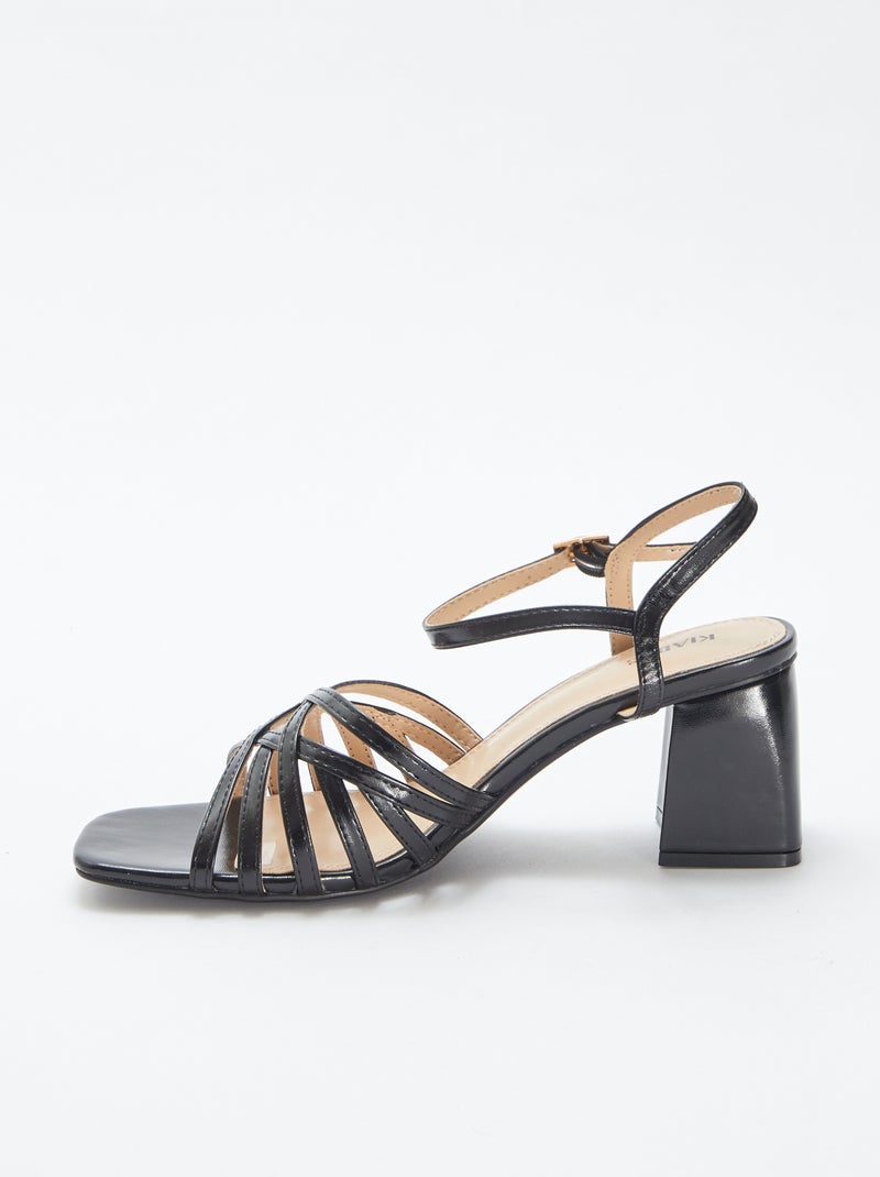 Sandales à talons NOIR - Kiabi