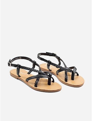 Sandales à tresses