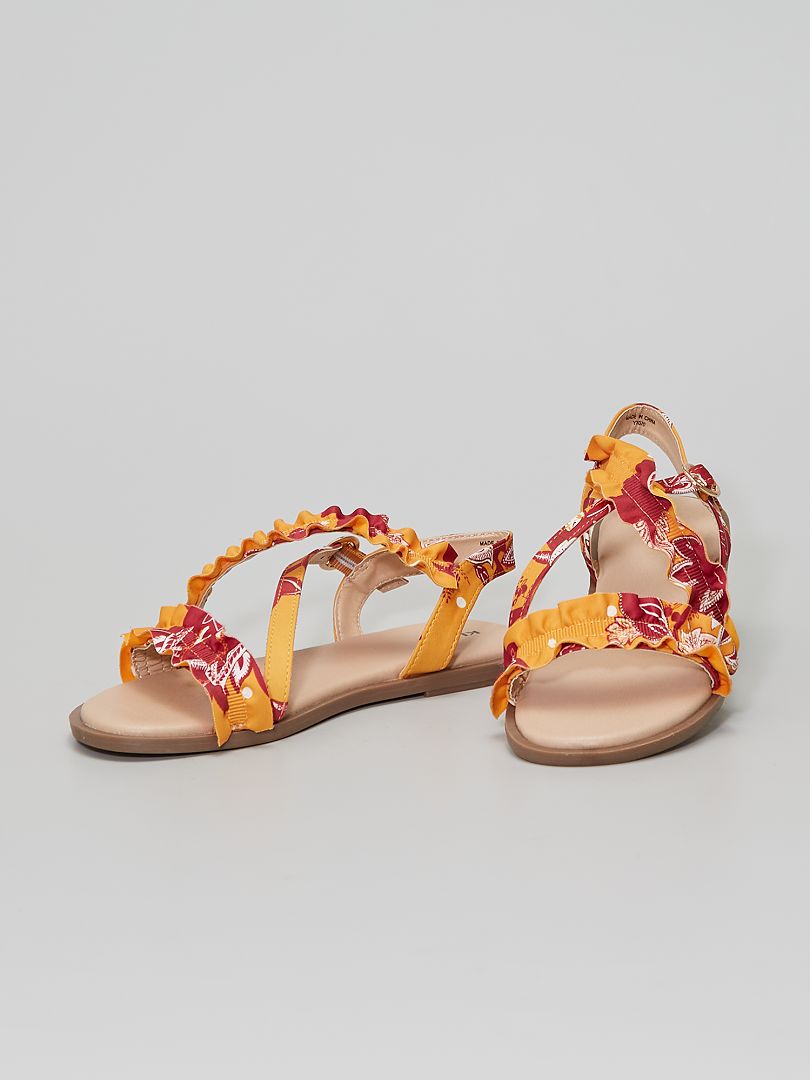 sandale fille yellow