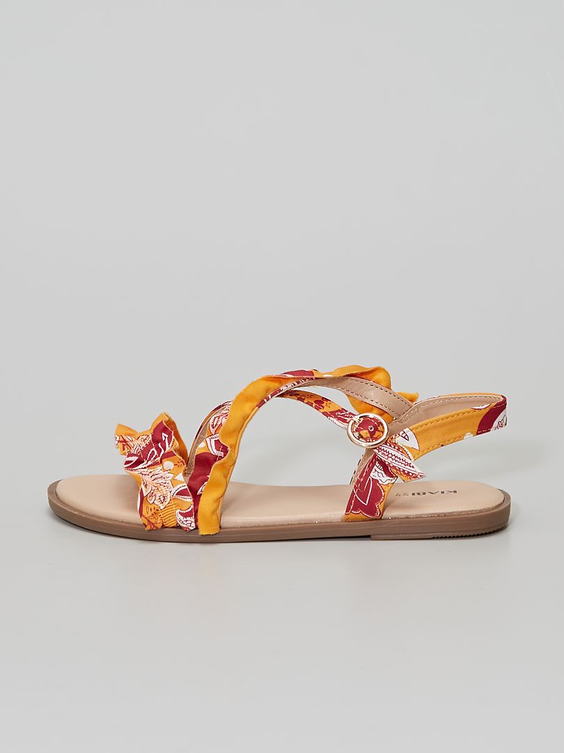 sandale fille yellow