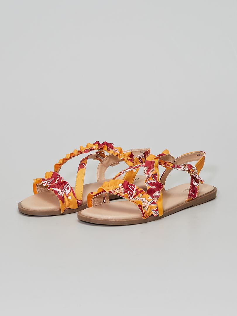 sandale fille yellow