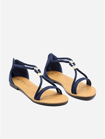 Sandales à zip