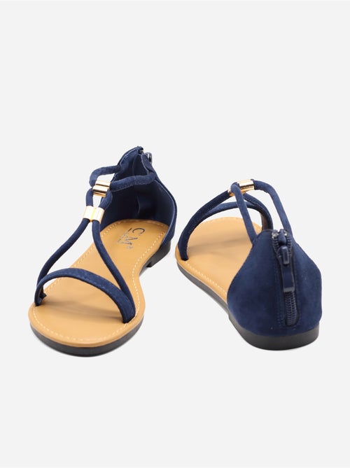 Sandales à zip - Kiabi