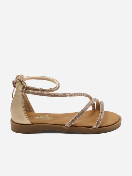 Sandales à zip - Kiabi
