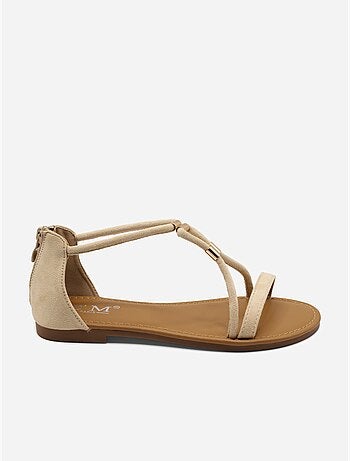Sandales à zip