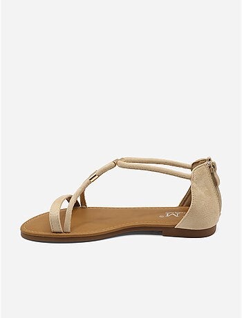 Sandales à zip