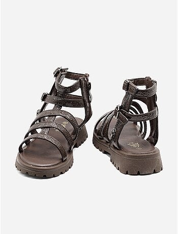 Sandales à zip