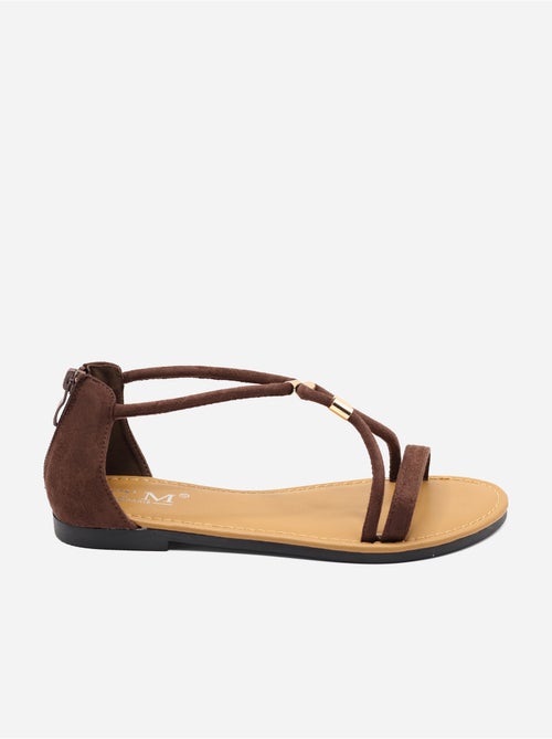 Sandales à zip - Kiabi