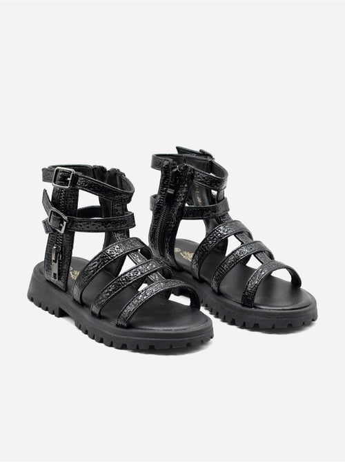 Sandales à zip - Kiabi