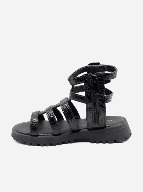 Sandales à zip - Kiabi