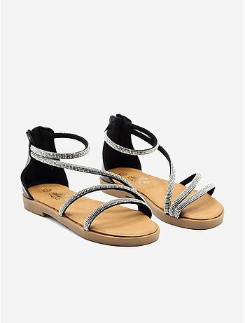 Sandales à zip