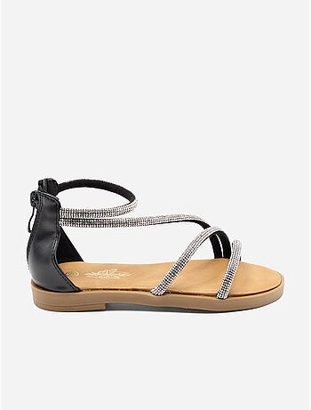Sandales à zip