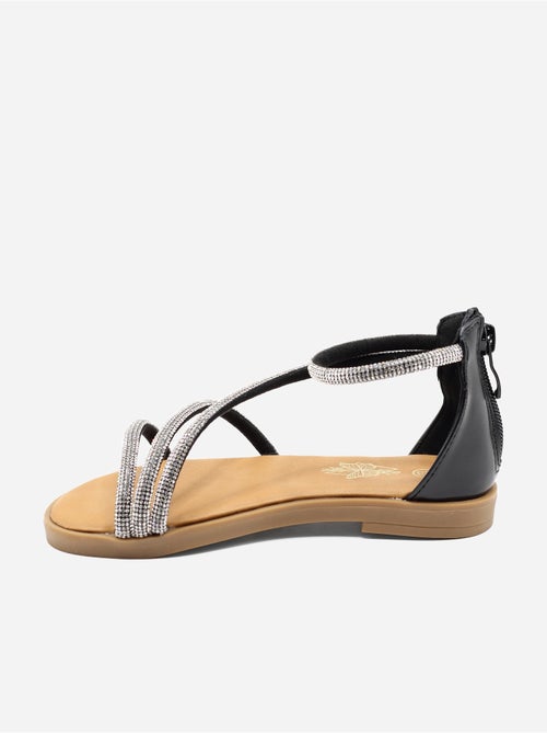 Sandales à zip - Kiabi