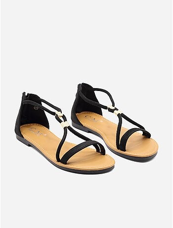 Sandales à zip