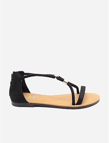 Sandales à zip