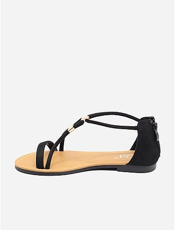 Sandales à zip