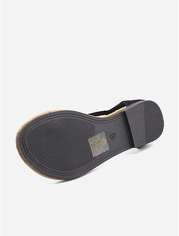 Sandales à zip