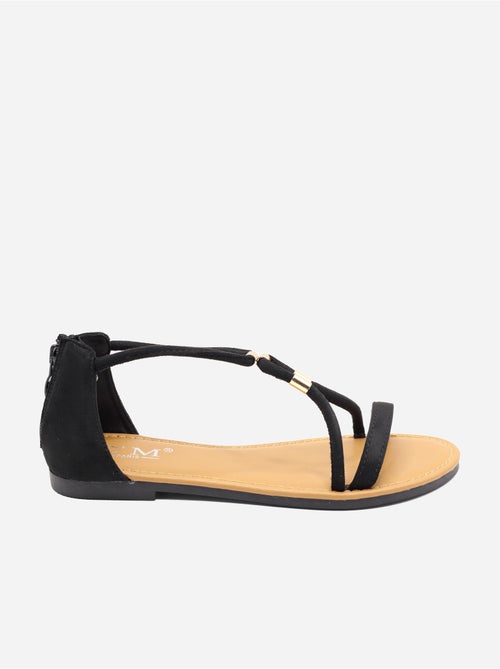 Sandales à zip - Kiabi