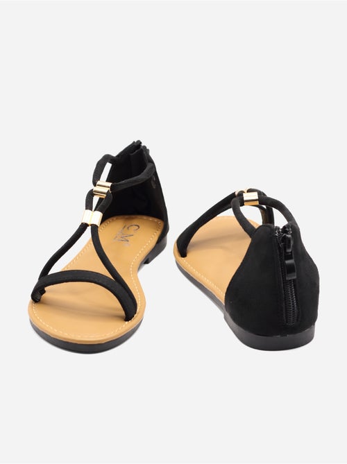 Sandales à zip - Kiabi