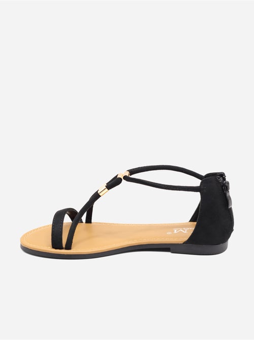 Sandales à zip - Kiabi