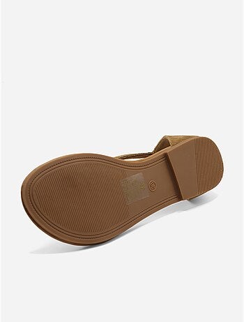 Sandales à zip