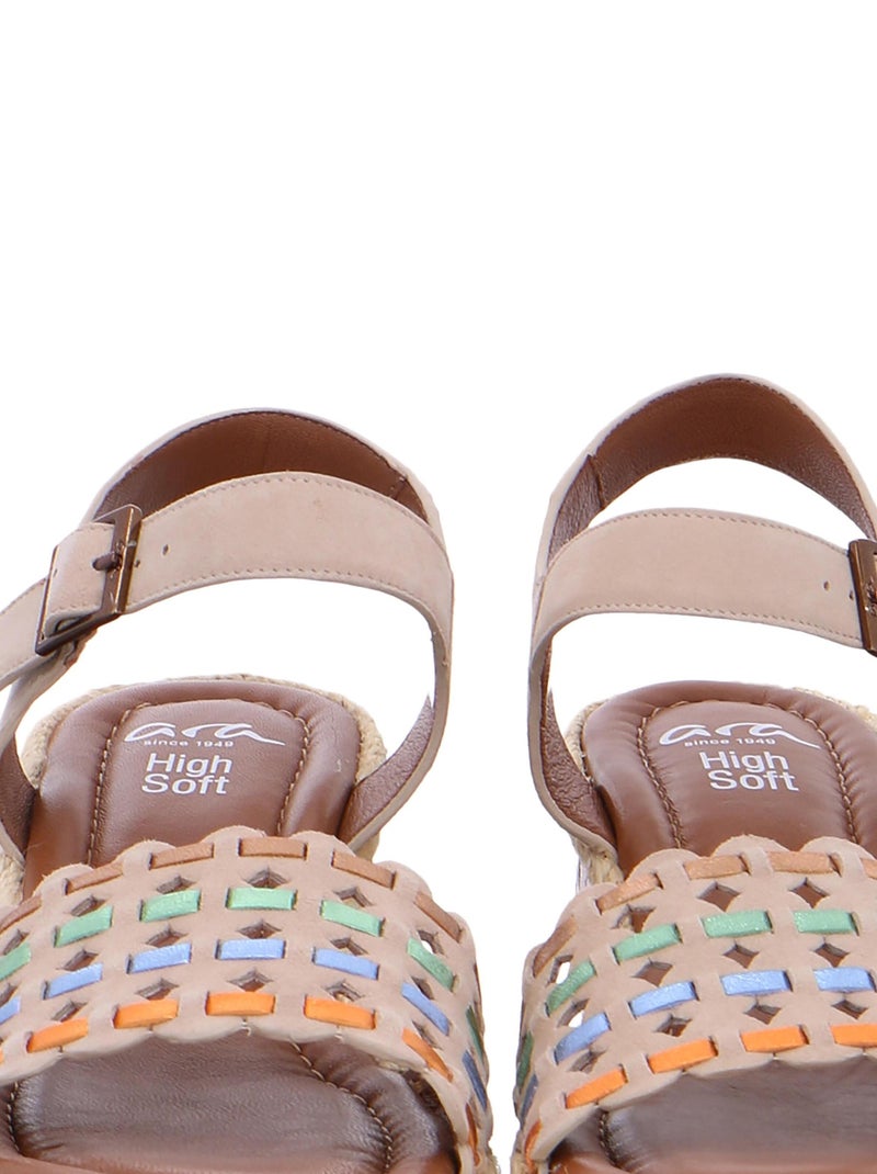 Sandales Ara Cadiz-S Beige - Kiabi