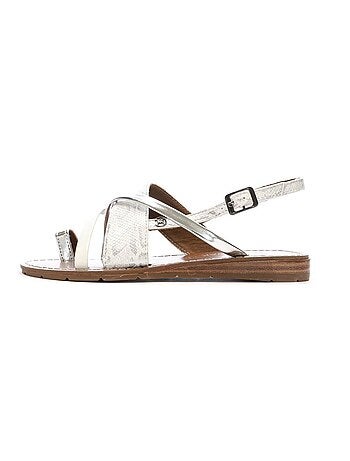 Sandales Argent Femme Chattawak SAM