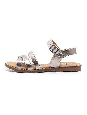 Sandales Argentées Ou Dorées - Boni Ariane