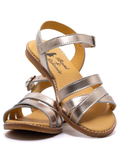 Sandales Argentées Ou Dorées - Boni Ariane - Kiabi