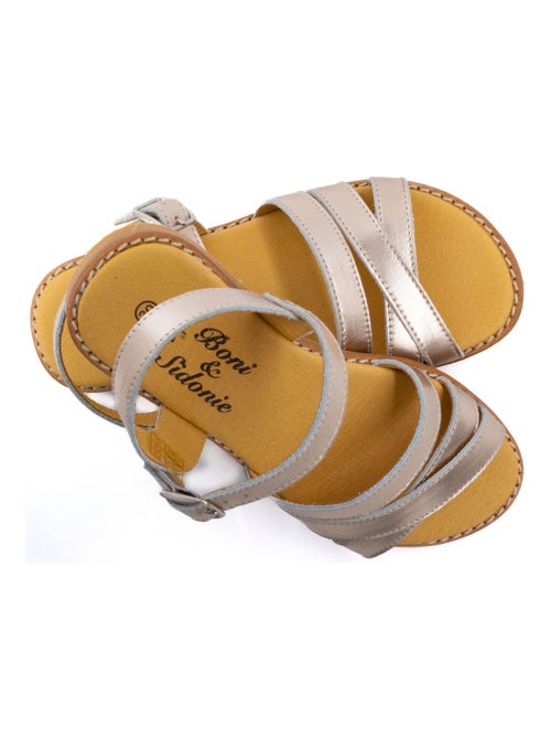 Sandales Argentées Ou Dorées - Boni Ariane - Kiabi