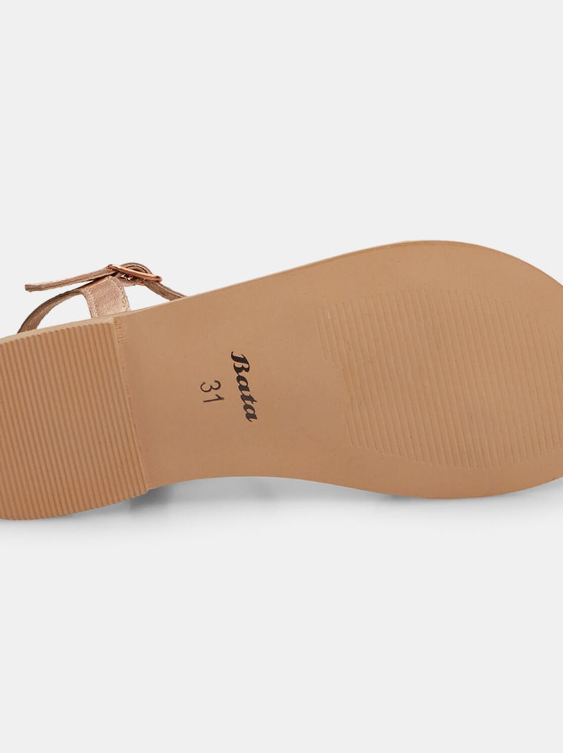 Sandales avec accessoire à la cheville BATA Rose - Kiabi
