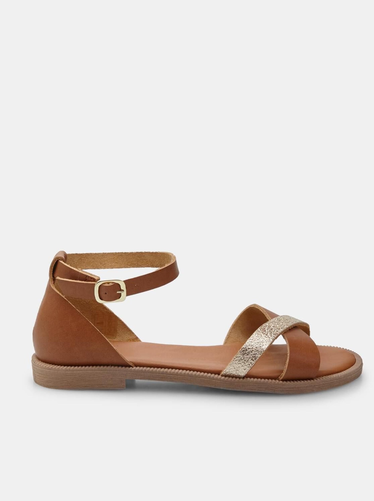 Kaki HOMME Sandales Plates à Bande Unique Pour Homme 3207288 - 8
