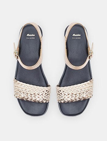 Sandales avec bande tressée BATA