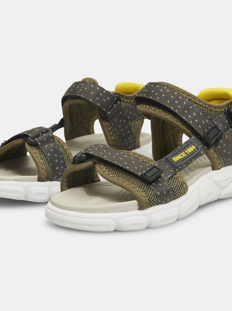 Sandales avec bandes velcro BATA Vert - Kiabi
