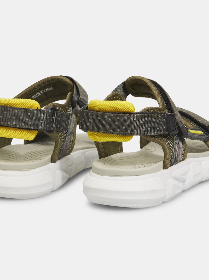 Sandales avec bandes velcro BATA Vert - Kiabi