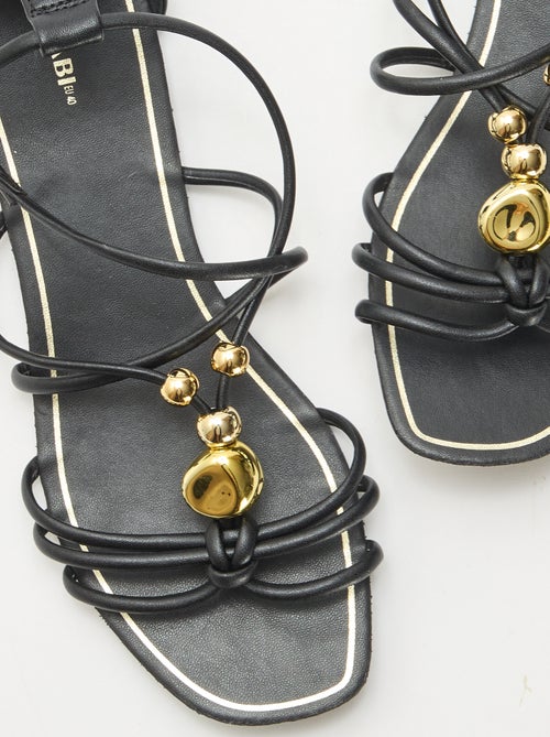 Sandales avec bijoux - Kiabi