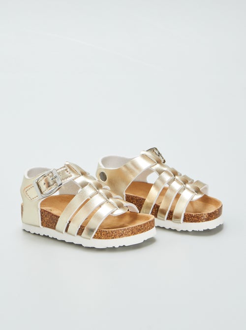 Sandales avec boucles fantaisies - Kiabi