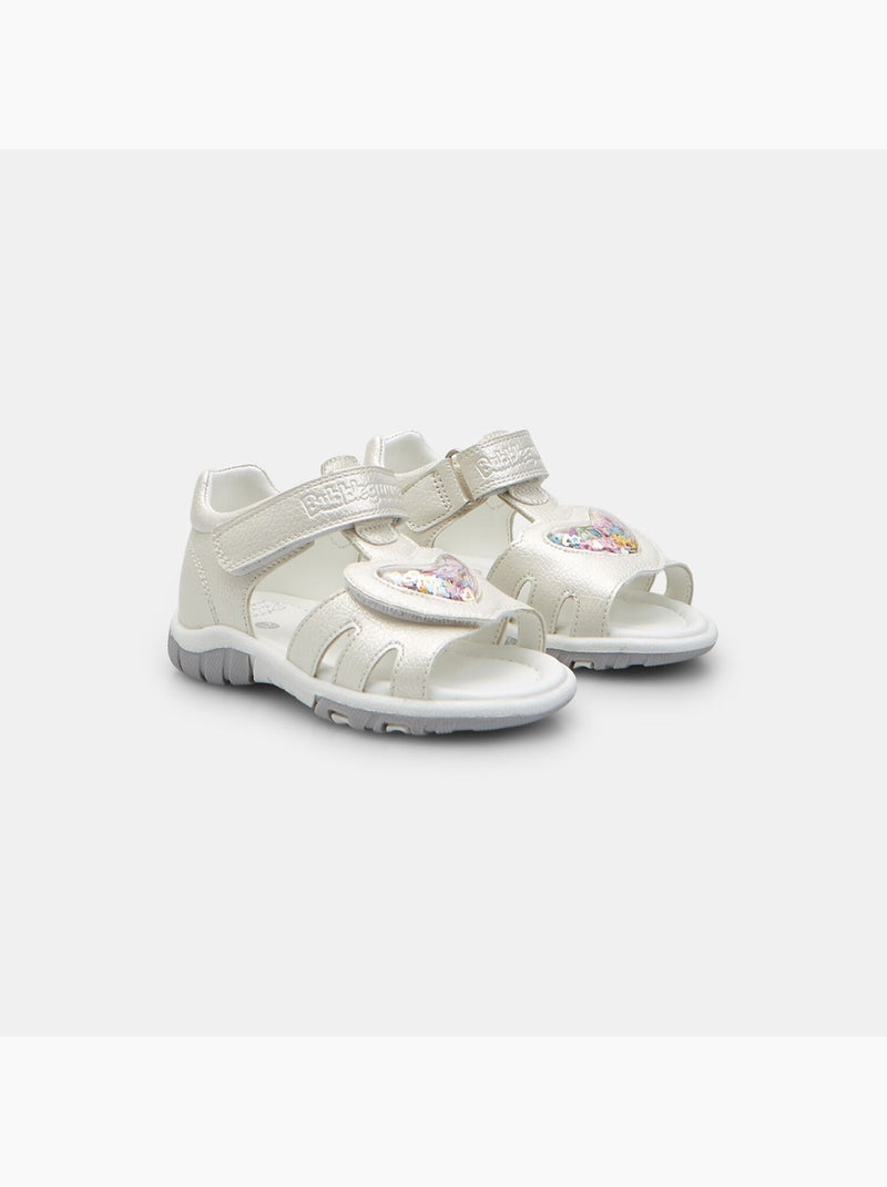 Sandales avec bride Bubblegummers Blanc - Kiabi