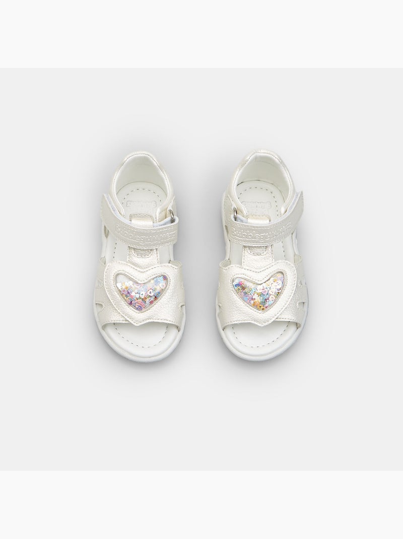 Sandales avec bride Bubblegummers Blanc - Kiabi