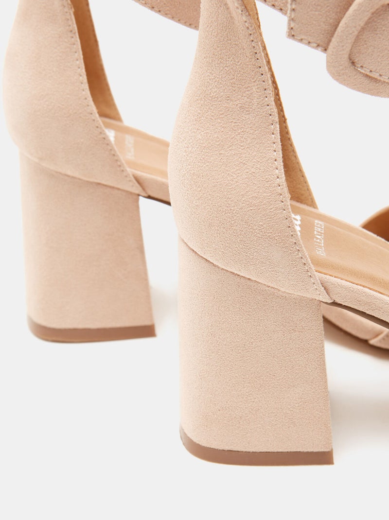 Sandales avec bride de cheville BATA Beige - Kiabi