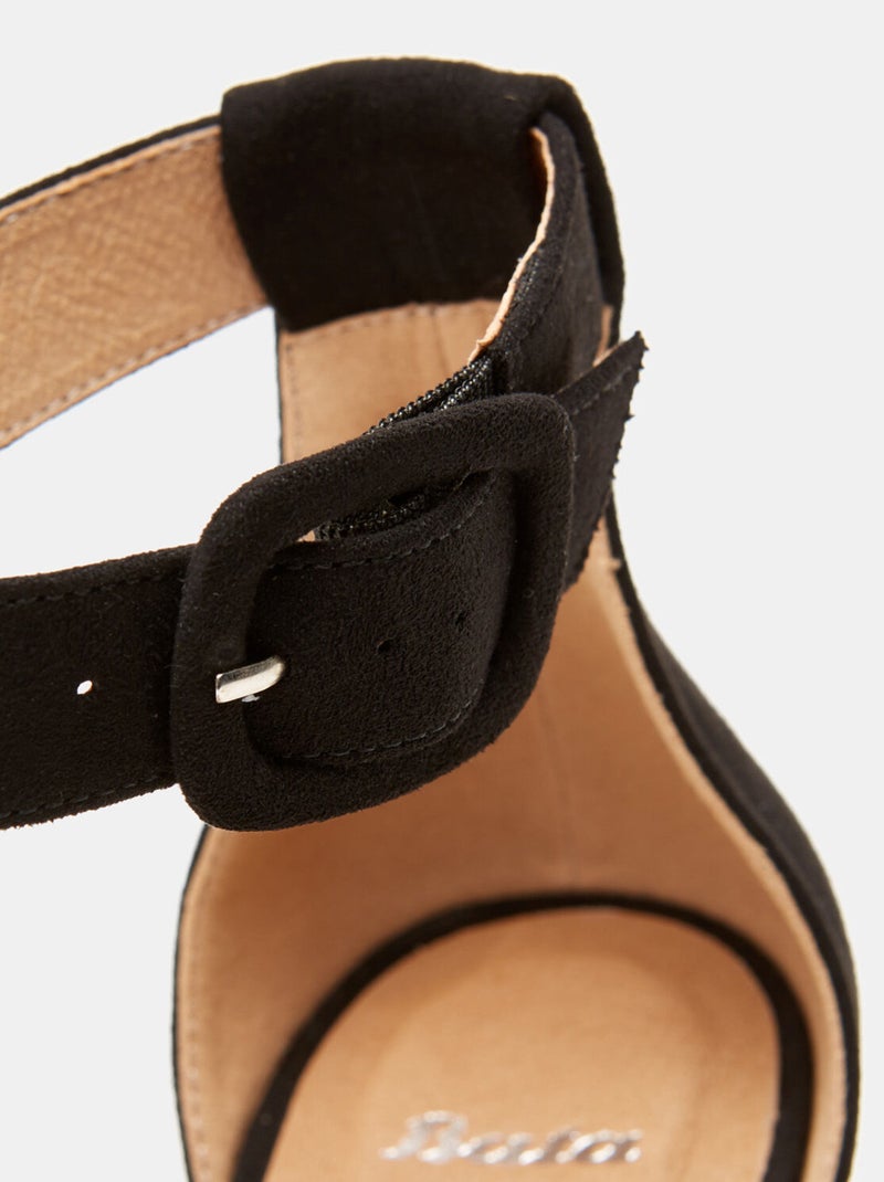 Sandales avec bride de cheville BATA Noir - Kiabi