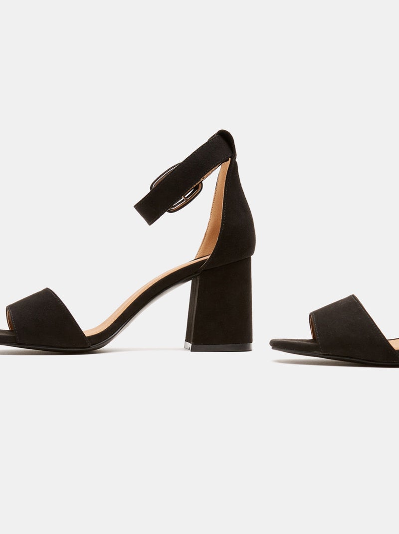 Sandales avec bride de cheville BATA Noir - Kiabi