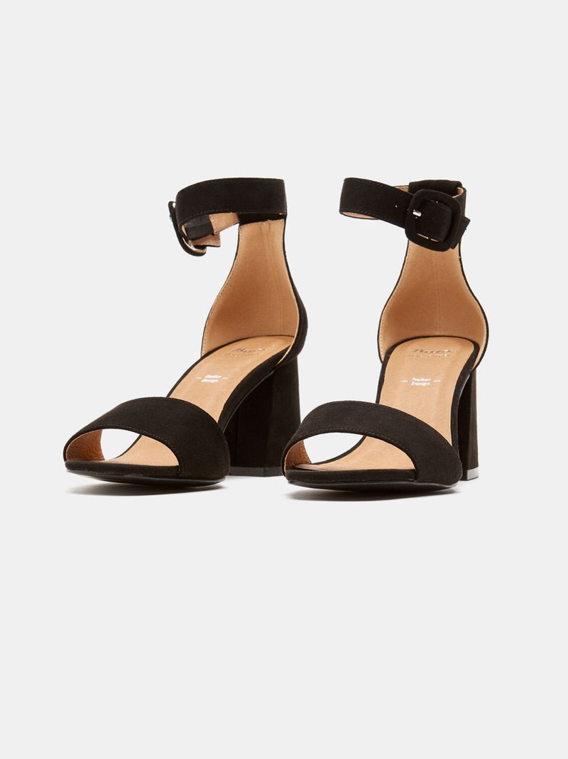 Sandales avec bride de cheville BATA Noir - Kiabi