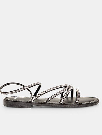 Sandales avec brillants bata