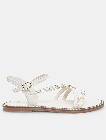 Sandales avec détail chaîne BATA