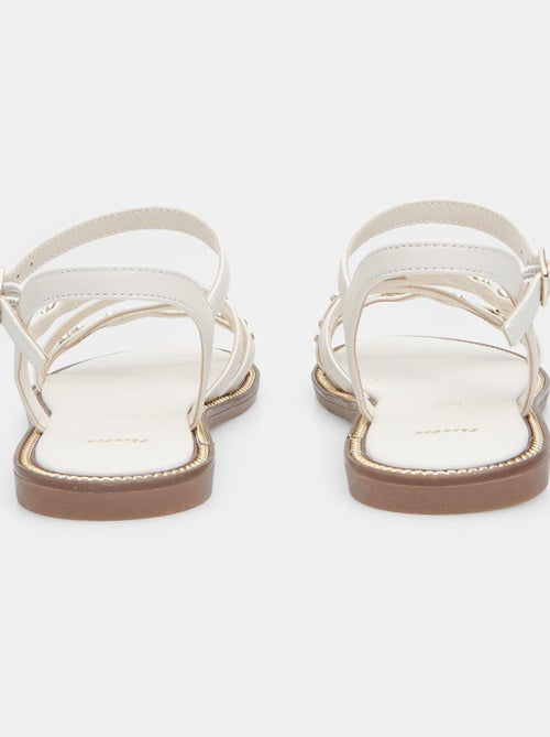 Sandales avec détail chaîne BATA - Kiabi