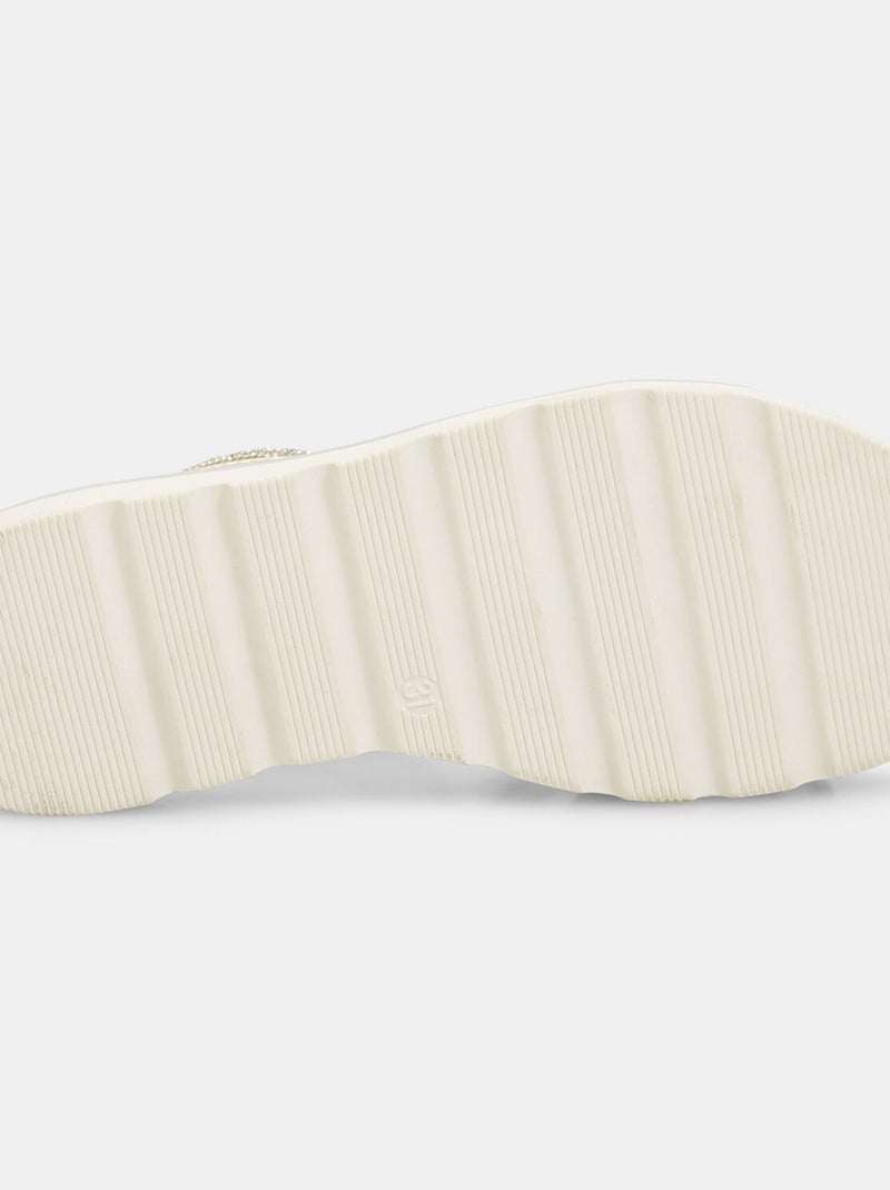 Sandales avec fermeture éclair BATA Doré/or - Kiabi