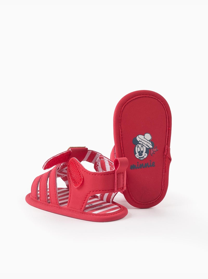 Sandales avec imprimé Minnie Rouge - Kiabi