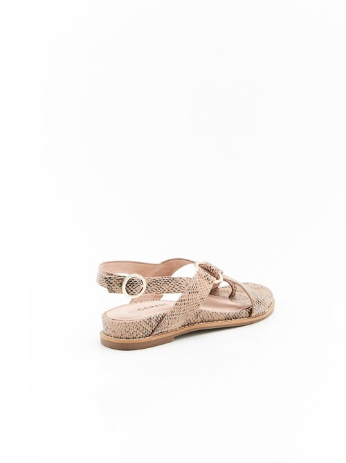 Sandales avec passe-doigt - Damart - Kiabi