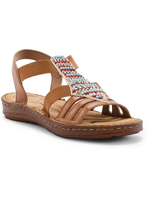 Sandales avec perles fantaisie - PEDICONFORT - Kiabi